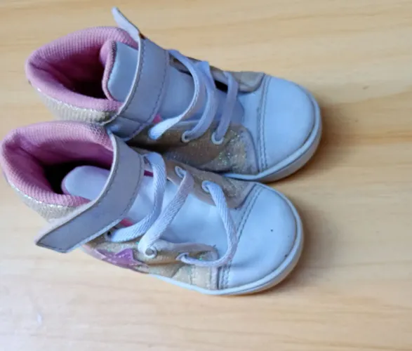 Tênis Infantil Rosa e Branco