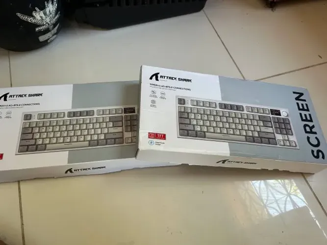 Teclado Gamer K86 RGB Mecânico Cinza/Azul Lacrado