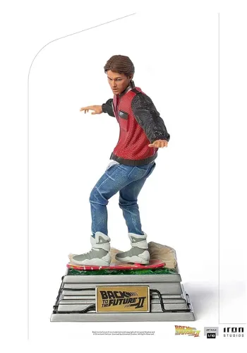 Estátua Marty McFly Hoverboard - De Volta Para o Futuro II - Iron Studios