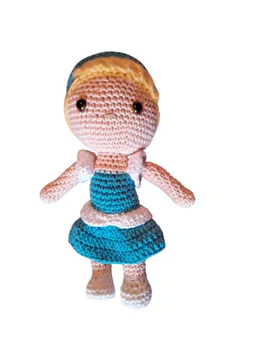 Boneca amigurumi Cinderela