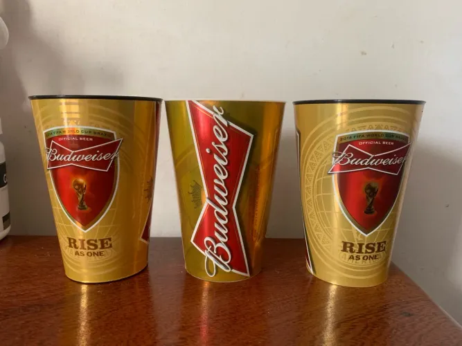 Copos Colecionáveis Budweiser Copa do Mundo 2014