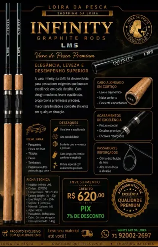 Vara de pesca INFINITY LMS