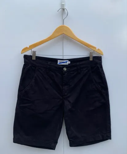 Bermuda Chino Sarja Sergio K Preta Original - 38