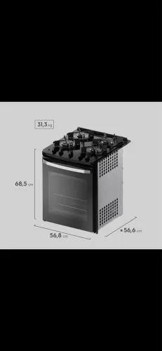 Fogão Electrolux de embutir tampo de vidro