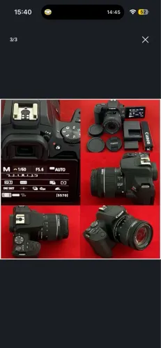 Câmera cânon sl3 semi novissima