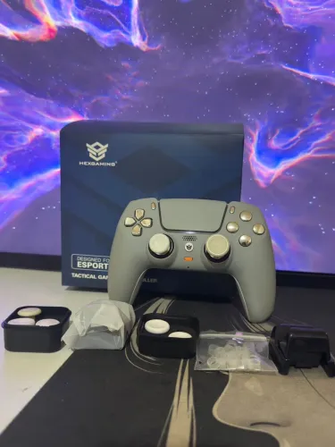 Controle HexGaming Hall Effect + 4 Paddles + Gatilhos Click