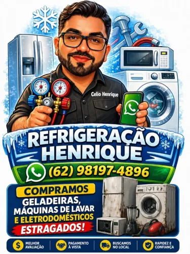 Arrumamos e compramos aparelhos estragados