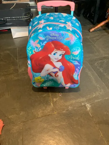 Mochila da Disney Infantil Princesa Ariel Pequena Sereia