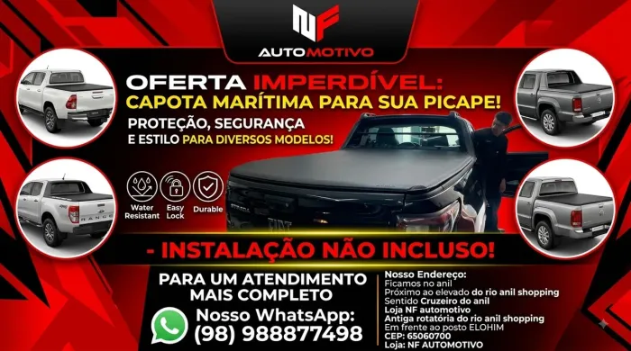 Capota marítima SAVEIRO e vários carros