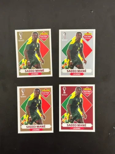 Kit figurinha Sadio mané copa 2022