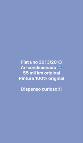 Fiat Uno Mille WAY Economy 1.0 F.flex 4P 2013