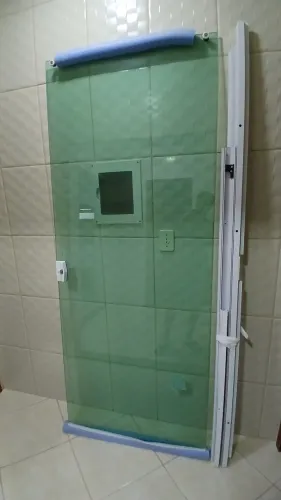 Porta Blindex de Correr