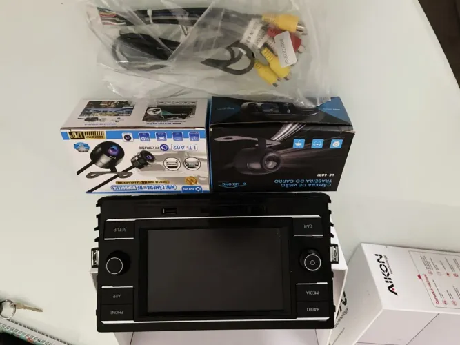 Multimídia Original VW Visteon MIB2 + 2 Câmeras de Ré