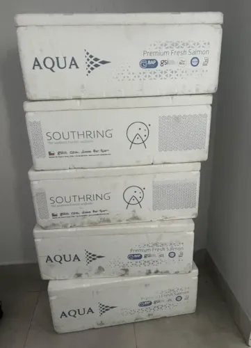 caixas de isopor 96 litros