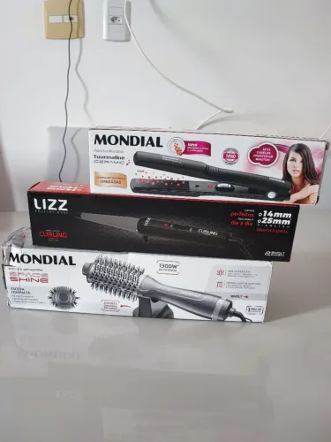 Combo chapinha babyliss e escova secadora NOVOS NUNCA USADOS