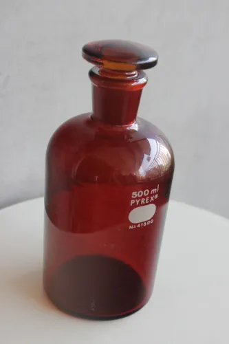 Frasco rolha esmerilhada Pyrex