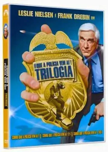 Corra que a polícia vem aí trilogia em dvd em excelente estado raro