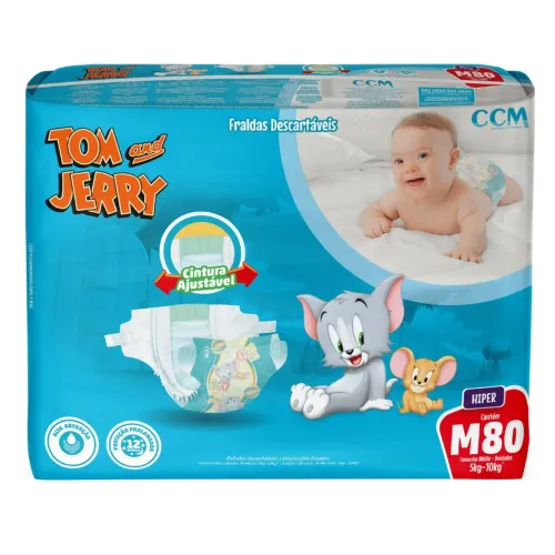 Fraldas Infantil Tom e Jerry Hiper 