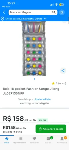 Colchão boia inflável grande 