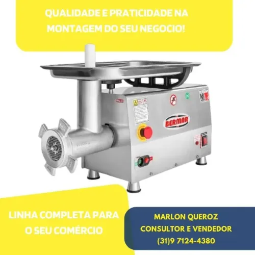 Moedor de Carne Boca 22 Bermar 220V
