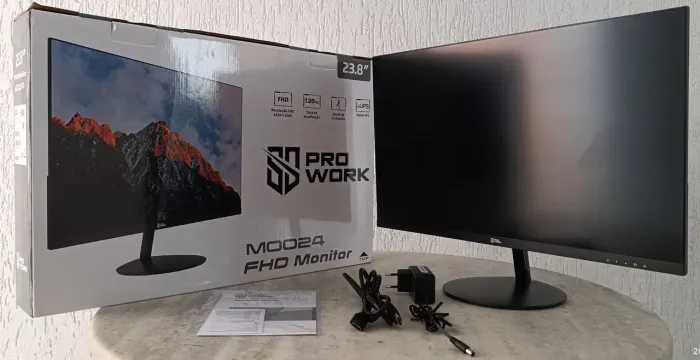 MONITOR GAMER PROWORK 23.8" IPS 120Hz ? ESTADO DE NOVO / NA CAIXA ORIGINAL!