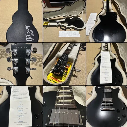 Guitarra Gibson Les Paul Studio Tribute 60s Satin Black Ebony 2013 