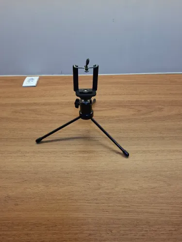 Tripé de Mesa para Celular com 3 Ajustes | Compacto, Estável e Prático