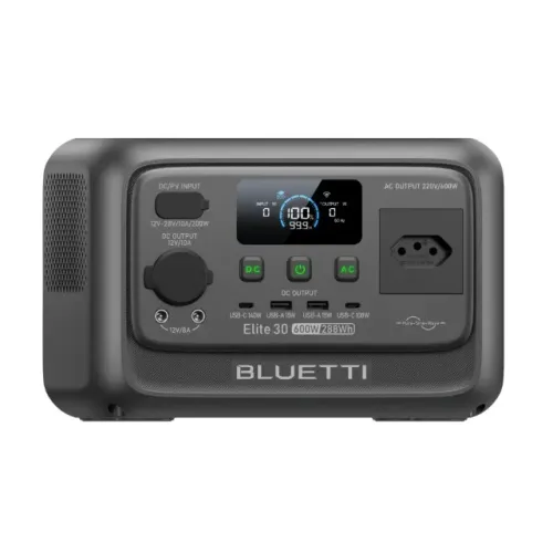 Estação de Energia Bluetti Elite 30v2 com 600w Bateria Lifepo4 286wh Original 110v 220v