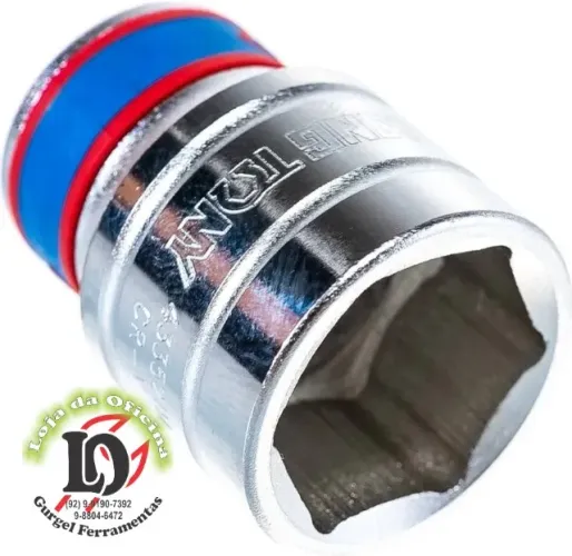 Soquete Sextavado 21mm - 1/2 - King Tony KT433521M