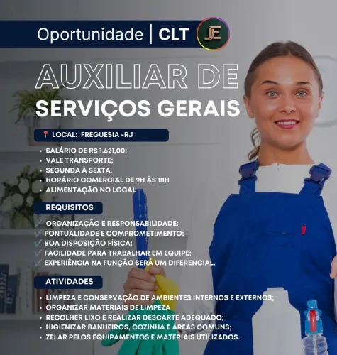 Auxiliar de serviços gerais (ASG)