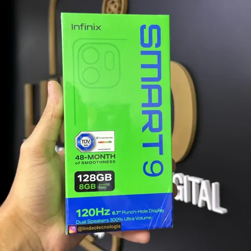 LOJA FÍSICA. INFINX SMART 9 128GB | TELEFONE NO BOLETO ATÉ PRA NEGATIVADOS | CHAMA!!?