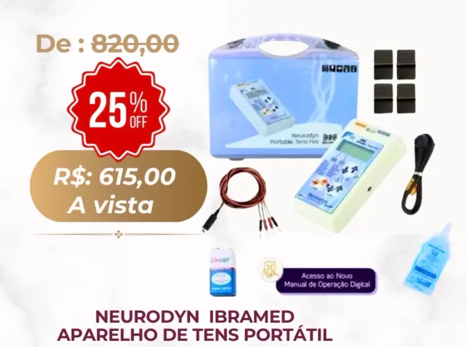 NEURODYN IBRAMED APARELHO DE TENS PORTÁTIL