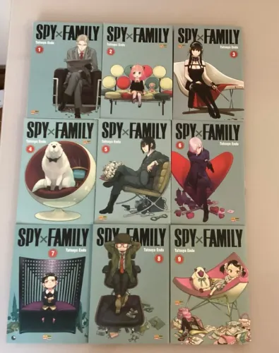 Mangá Spy Family 1 ao 9
