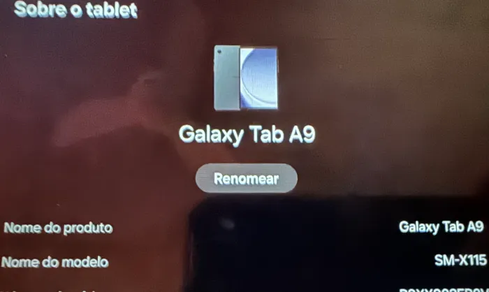Tablet Samsung A9