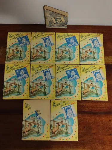 Conjunto Completo c/ 10 livretos Marcelino Pão e Vinho (Editora Paulinas) Raríssimo