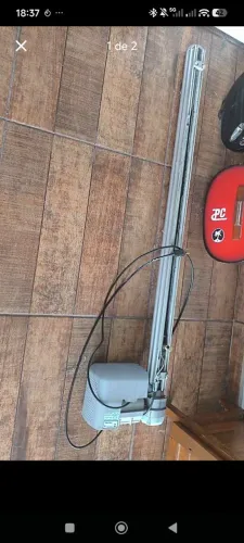Motor e tranca de portão elétrico
