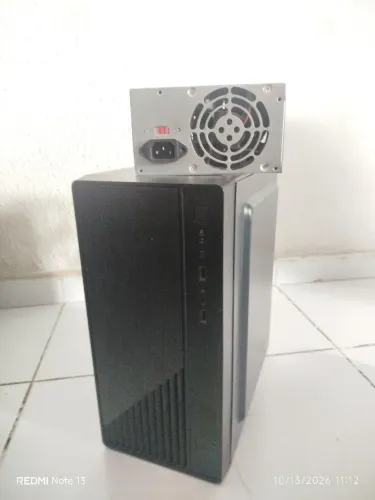 Gabinete de pc de escritório mini tower atx + fonte fortrek pws-2003 200w