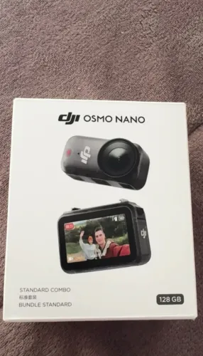 Câmera de ação DJI OSMO NANO + combo de acessórios