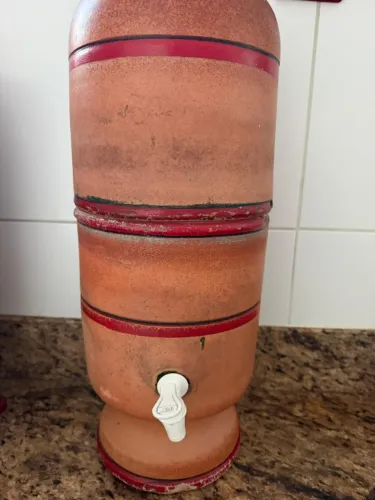 Filtro de barro 2 litros e 1 vela