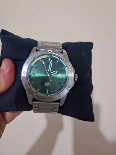 Relogio Lacoste Fundo Verde