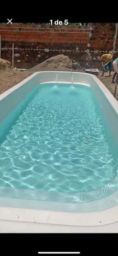 Piscina de Fibra para seu Quintal