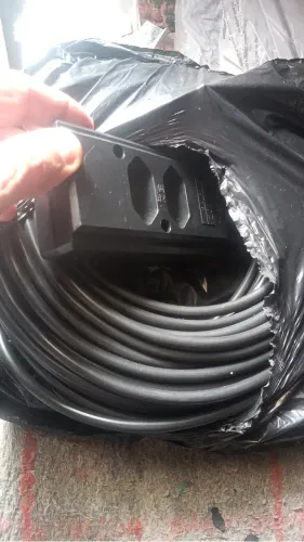 Extensão elétrica cabo pp de 2x2,5 com 30 metros