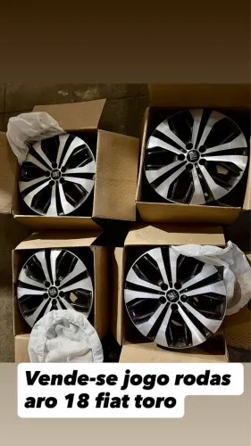 Rodas Fiat toro aro 18 originais 