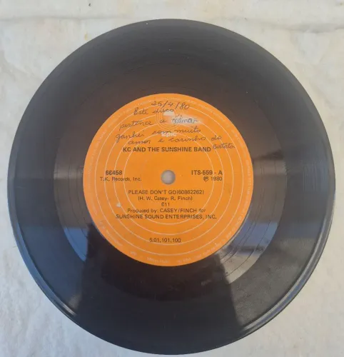 Compacto Vinil 7" KC & The Sunshine Band - Please Don't Go (1980) - Sem Capa