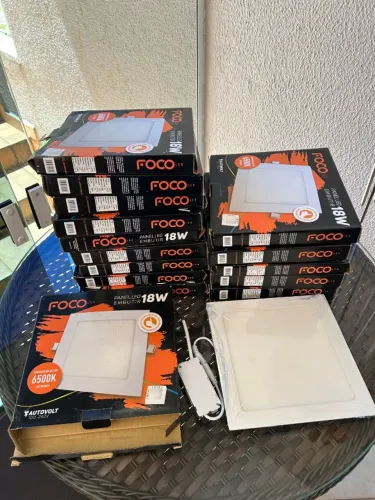 Kit 6 Painéis Plafon LED Embutir 18W 6500K R$50,00 O KIT