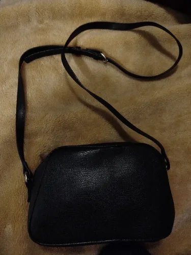Bolsa transversal preta pequena