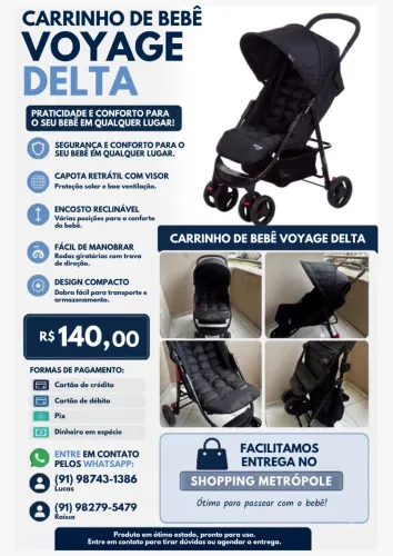 Carrinho de bebê Cosco Voyage Delta