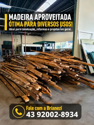 Madeira Peroba Vigas e Caibros
