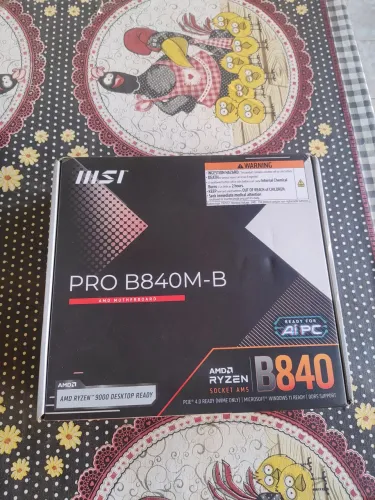 Placa mãe  MSI PRO B840M-B AM5