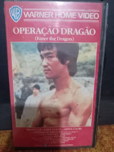 Fita VHS Filme Operação Dragão Bruce Lee